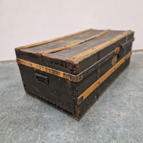 Image 1 of Antique Cabin Box Toy Chest