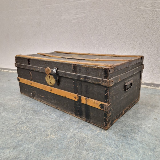 Image 1 of Antique Cabin Box Toy Chest