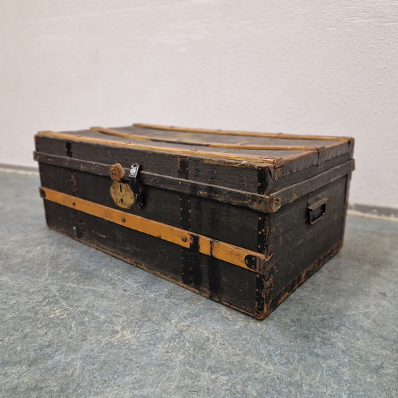 Image 1 of Antique Cabin Box Toy Chest