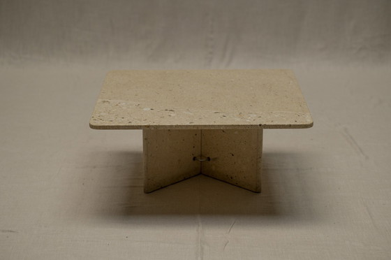 Image 1 of Marble Square Shaped Coffee Table 1970S