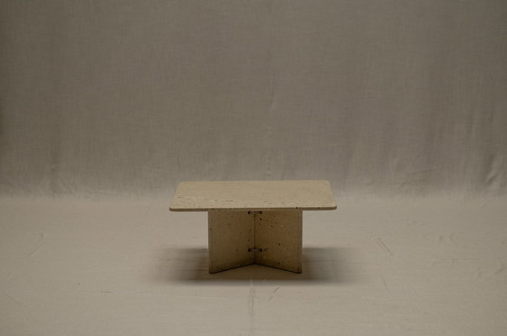 Image 1 of Marble Square Shaped Coffee Table 1970S