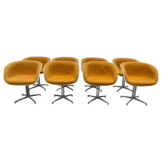 Image 1 of Set of 8 vintage La Fonda armchairs by Charles and Ray Eames for Herman Miller, 1970