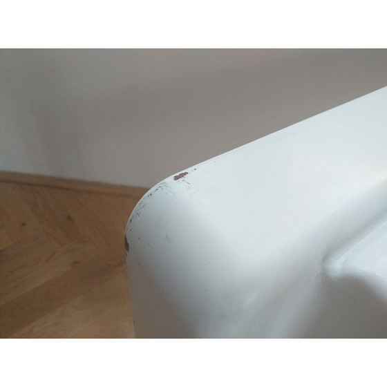 Image 1 of Tavolino da caffè vintage in poliuretano bianco, Italia 1970