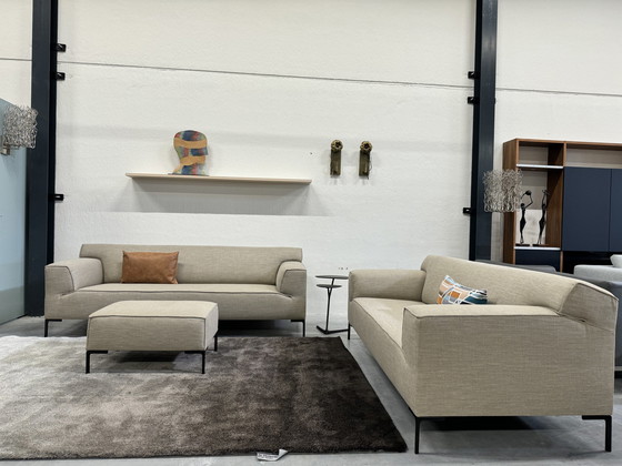 Image 1 of Design on Stock Bloq sofa set with footstool Senna Grey