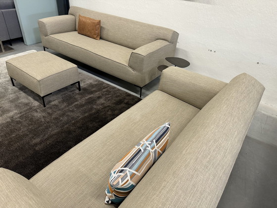 Image 1 of Design on Stock Bloq sofa set with footstool Senna Grey