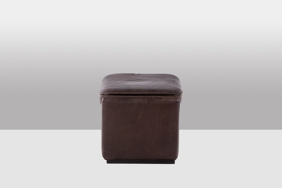 Image 1 of Maison De Sede: Tabouret or Ottoman in Leather from the 1960s/70s
