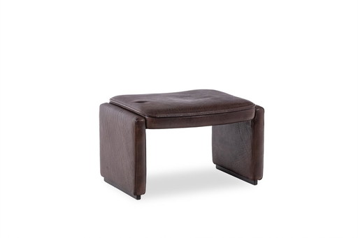 Maison De Sede: Tabouret or Ottoman in Leather from the 1960s/70s