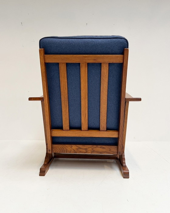 Image 1 of Smoking Chair With Reupholstered Cushions, 1960'S