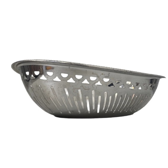 Image 1 of Alfra Alessi - Round bowl - Bread plate / bonbon plate - Stainless steel