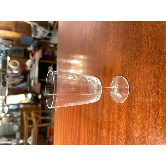 Image 1 of Set of 50 vintage chased glasses, 1950