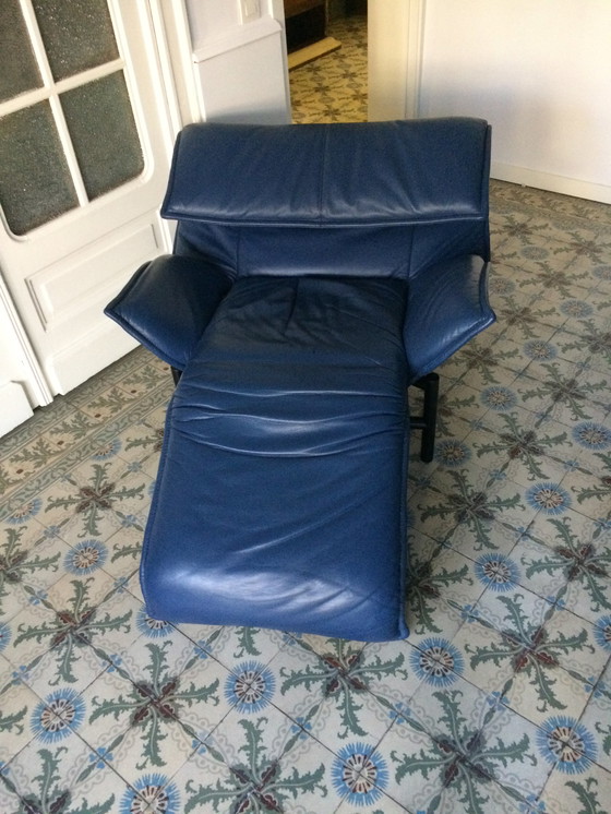 Image 1 of Cassina Chaise longue 1-seat Veranda 1-2-3, petrol blue