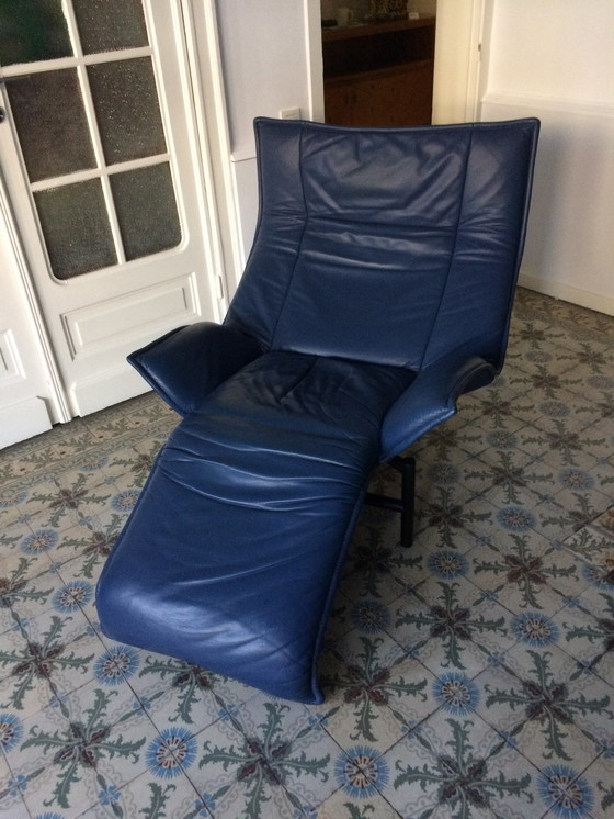 Image 1 of Cassina Chaise longue 1-seat Veranda 1-2-3, petrol blue