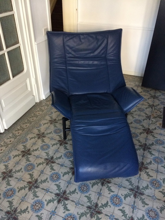 Image 1 of Cassina Chaise longue 1-seat Veranda 1-2-3, petrol blue