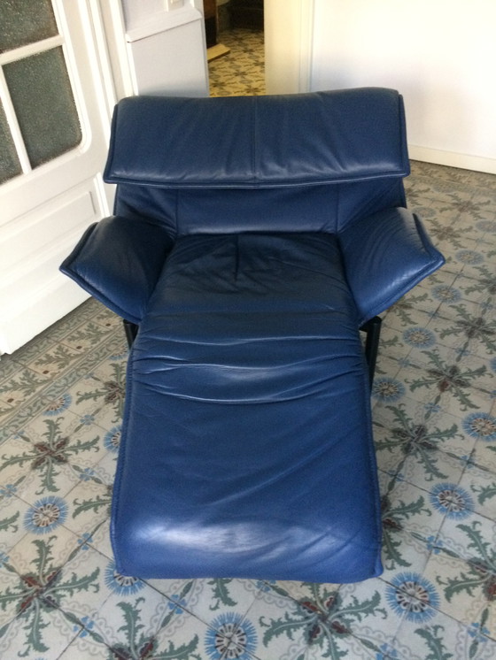 Image 1 of Cassina Chaise longue 1-seat Veranda 1-2-3, petrol blue