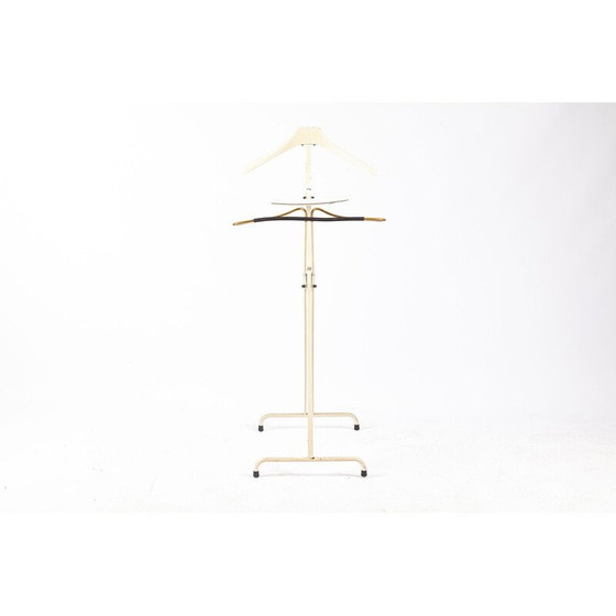 Image 1 of Servomuto vintage in metallo placcato oro e plastica bianca di Vereinigte Werkstätten per Collection Ateliers Unis, 1960