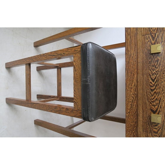 Image 1 of Vintage Danish macasar wood secretary, 1960s