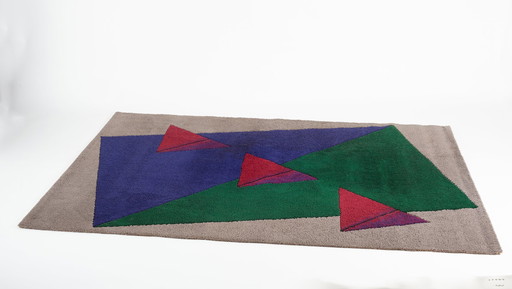 Postmodern Wool Carpet 1980S