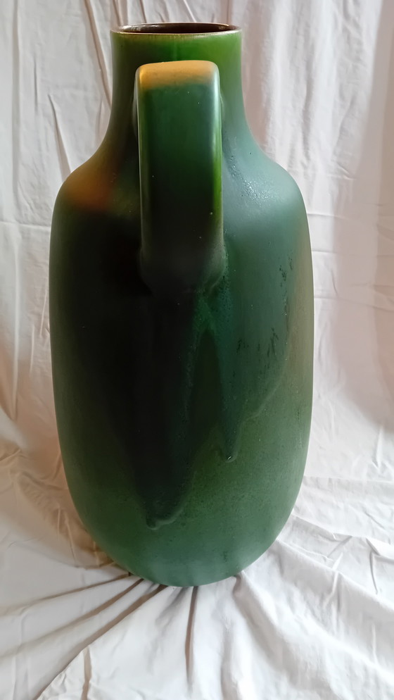 Image 1 of Vintage Grand vase vert