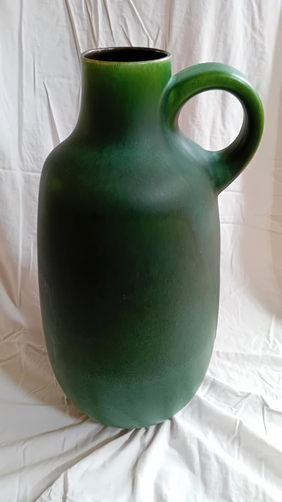 Image 1 of Vintage Grand vase vert