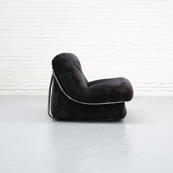 Image 1 of Italian Tube Frame Lounge Armchair '70S