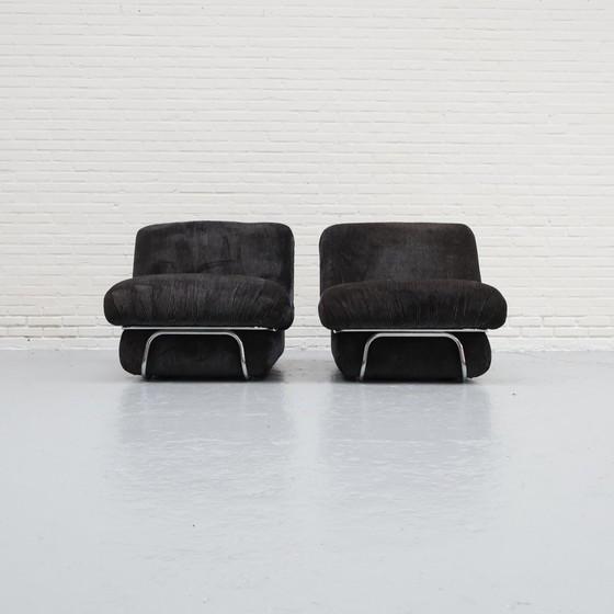 Image 1 of Italian Tube Frame Lounge Armchair '70S