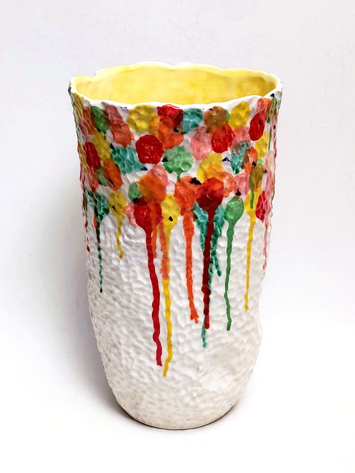 vase ceramic porcelain flower design