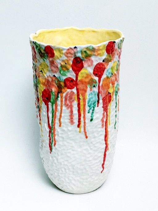 vase ceramic porcelain flower design