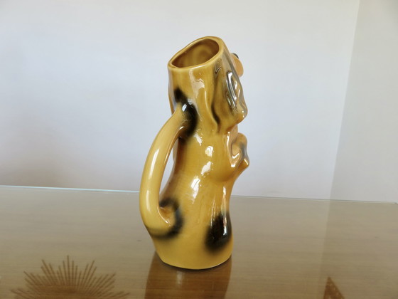 Image 1 of Ceramic "Dog" Pitcher 60s 70s