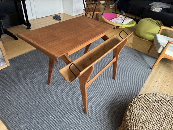 Image 1 of Marcel Gascoin desk with bookcase