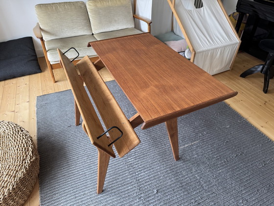 Image 1 of Marcel Gascoin desk with bookcase