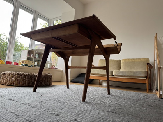 Image 1 of Marcel Gascoin desk with bookcase