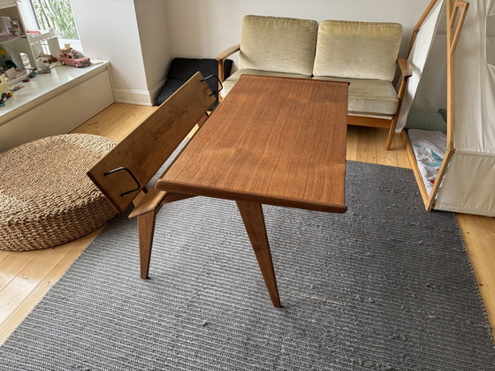 Image 1 of Marcel Gascoin desk with bookcase