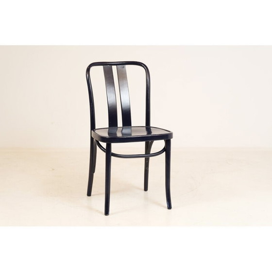 Image 1 of Set di 5 sedie blu vintage ZPM Radomsko 1960