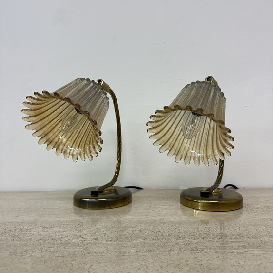 Image 1 of Set Of 2 Table Lamps Art Deco, 1950S