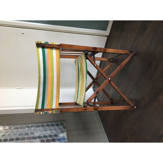 Image 1 of Vintage Folding Safari Chair, 1940