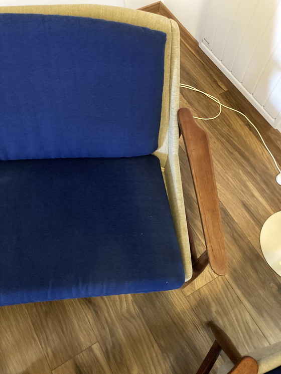 Image 1 of Scandinavian 60's Sofa and 2 Armchairs Set
