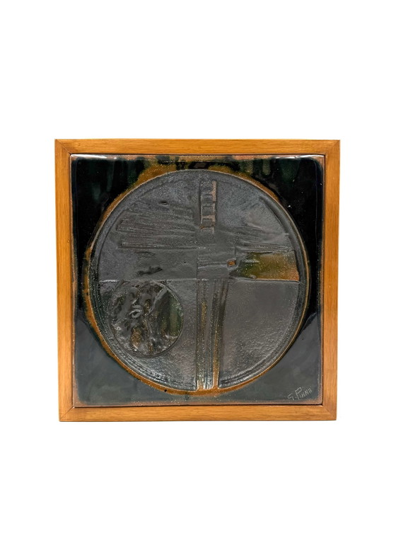 Image 1 of Gianni Pinna, Centrotavola in ceramica / Vide Poche / Scultura autoportante, Italia anni '70