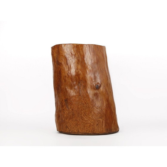 Image 1 of Vintage wooden storage vase, Czechoslovakia