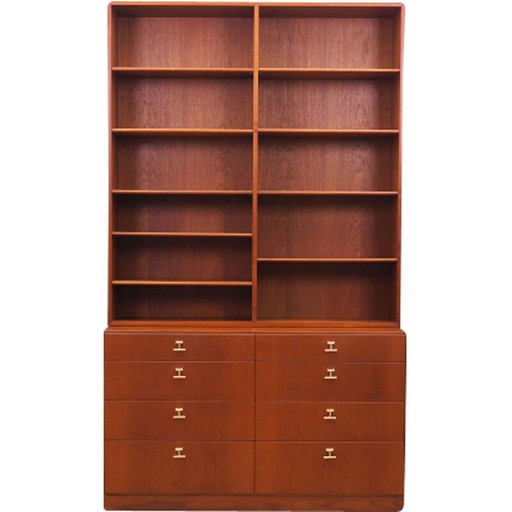 Teak bookcase, Danish design, 1960s, designer: Børge Mogensen