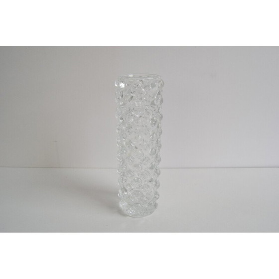 Image 1 of Vintage re-polished glass vase by Pavel Pánek for Sklo Union Libochovice, Czechoslovakia 1970