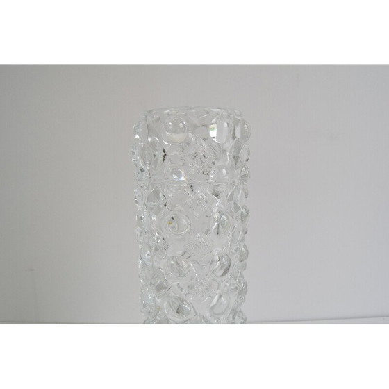 Image 1 of Vintage re-polished glass vase by Pavel Pánek for Sklo Union Libochovice, Czechoslovakia 1970
