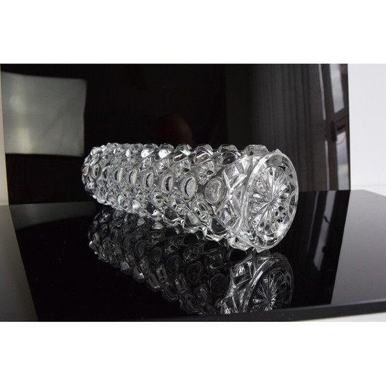 Image 1 of Vintage re-polished glass vase by Pavel Pánek for Sklo Union Libochovice, Czechoslovakia 1970