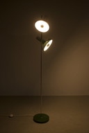 Lampadaire vert des années 70