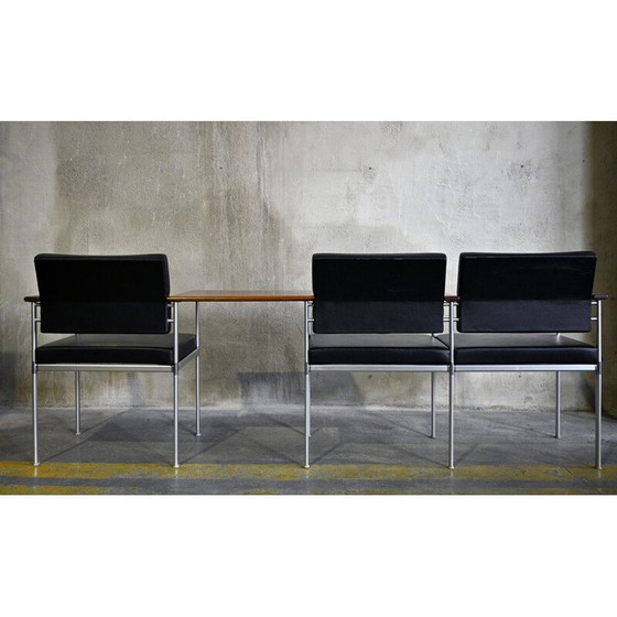 Image 1 of Vintage aluminum bench by Lübke, 1960s