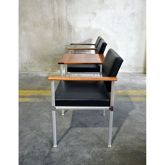 Image 1 of Vintage aluminum bench by Lübke, 1960s