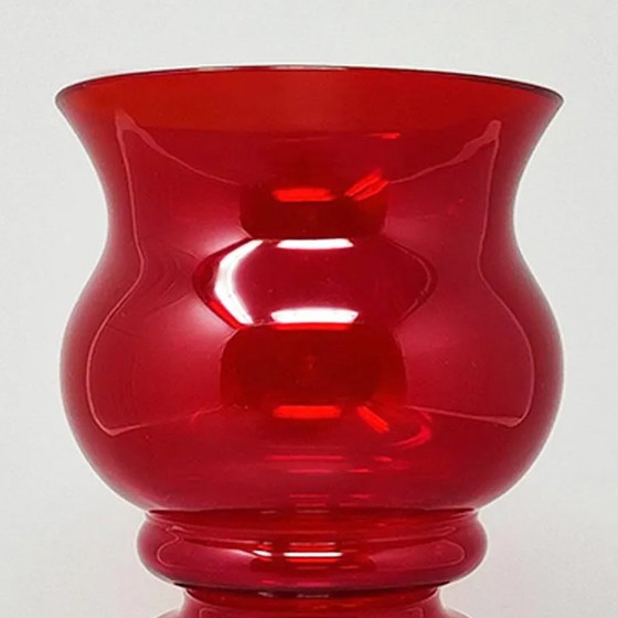 Image 1 of 1970S Astonishing Tamara Aladin Vase Tulppaani (#1513) For Riihimaki/Riihimaen Lasi Oy