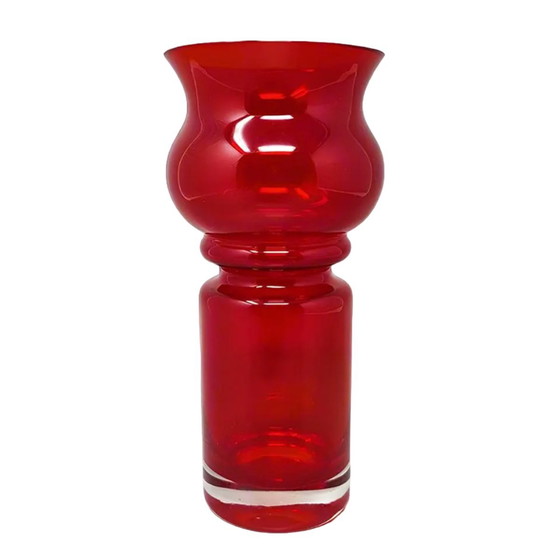 Image 1 of 1970S Astonishing Tamara Aladin Vase Tulppaani (#1513) For Riihimaki/Riihimaen Lasi Oy