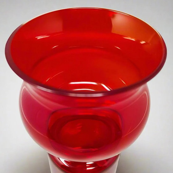 Image 1 of 1970S Astonishing Tamara Aladin Vase Tulppaani (#1513) For Riihimaki/Riihimaen Lasi Oy