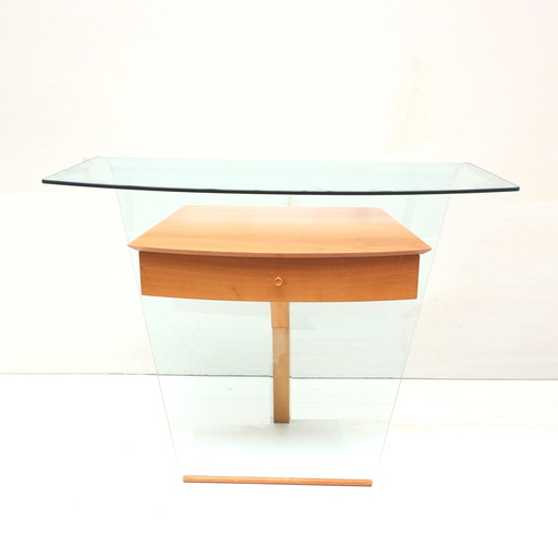 Mueble de TV de diseño italiano vintage de la década de 1970 con un hermoso diseño.