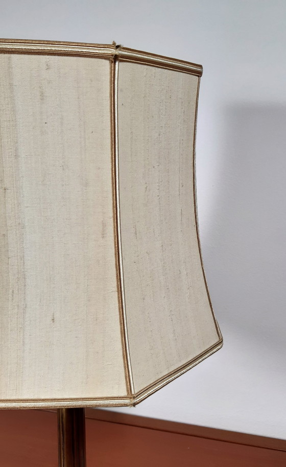 Image 1 of Lampada da tavolo con paralume originale, bronzo classico (Frantzen)